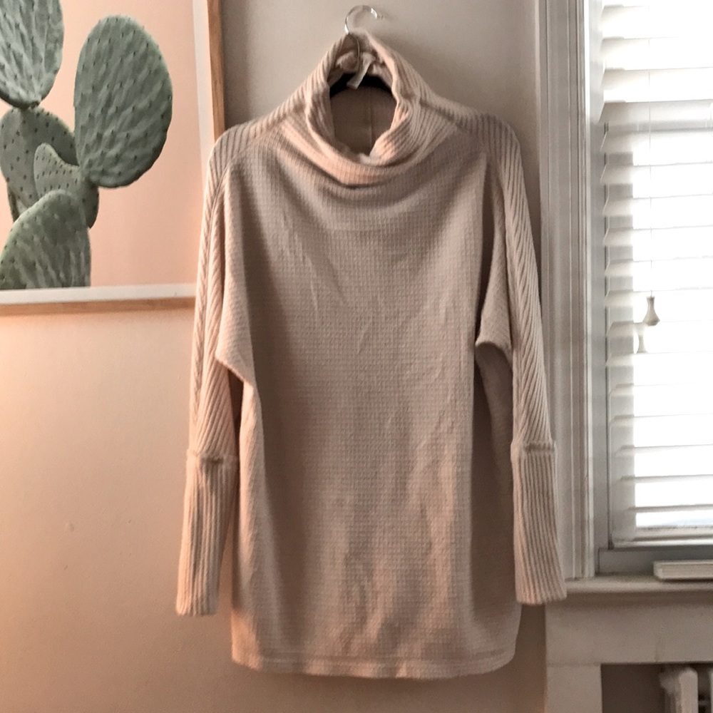 We the free free people long sleeve tunic sweater